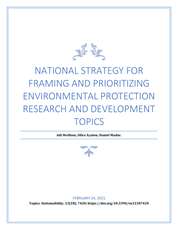 National Strategy for Framing and Prioritizing Environmental Protection Research and Development Topics